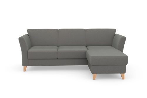 SIT&MORE, sit&more Ecksofa »Visby«, Wahlweise mit Bettfunktion und Bettkasten, frei im Raum stellbar, mit Federkern, auch erhältlich in dem besonders leicht mit Wasser zu reinigendem "Soft clean" Bezug