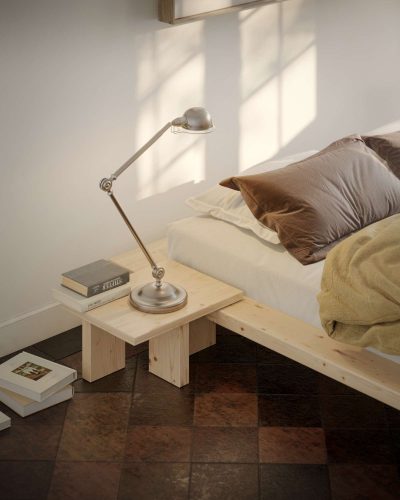 Karup Design Nachttisch »Japan Bett-Tisch, FSC®-zertifiziertes Massivholz,made in Europe«, Speziell für das Japan-Bett entworfen ? perfekt integriert & passend