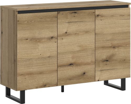 INOSIGN Sideboard »TOMA, Breite: 120 cm, mit Metall-Kufen-Fuss, 3 Türen, 3 Einlegeböden« Anrichte, Kommode, Schrank, Board, Higboard