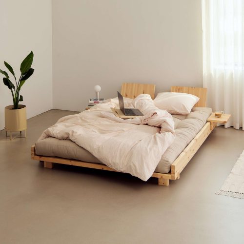 Karup Design Bettgestell »Social Bed, ohne Matratze, FSC®-zertifiziertes Massivholz«, wahlweise mit oder ohne verstellbares Zubehör, Bett in mehreren Grössen