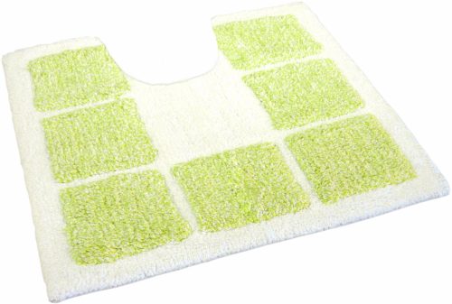 MESANA, MESANA Badematte »Karo Melange«, Höhe 15 mm, rutschhemmend beschichtet, fussbodenheizungsgeeignet, Badteppich, reine Baumwolle, modernes Design, waschbar, rechteckig & quadratisch erhältlich