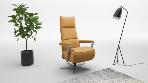 Sit & More, sit&more TV-Sessel "Vario Comfort, inkl. Kopfteilverstellung & 360 Drehfunktion" inkl. Herz-Waage-Funktion & 3 Motoren, Höhe der Armlehnen 64cm