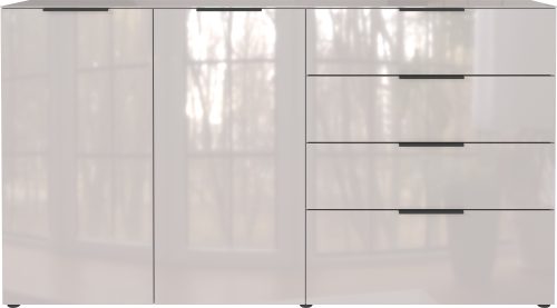 GERMANIA Sideboard »Oakland«, in 2 Breiten, Fronten und Oberboden mit Glasauflage
