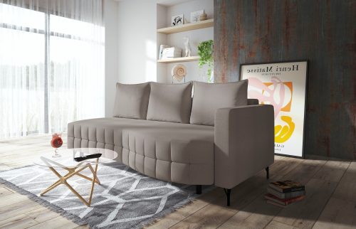 exxpo - sofa fashion, exxpo - sofa fashion Loungesofa, Schlafsofa mit Bettfunktion und Bettkasten, komfortabler Federkern