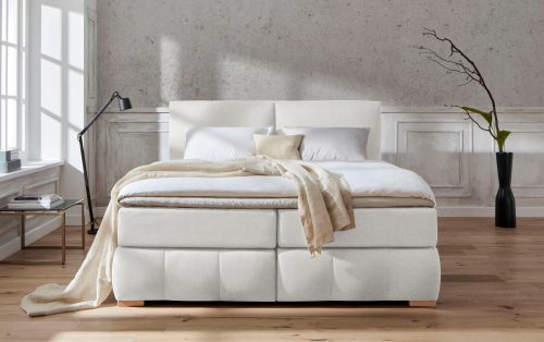 Guido Maria Kretschmer Home&Living, Guido Maria Kretschmer Home&Living Boxspringbett »Wehma«, inkl. Topper in 3 verschiedenen Matratzen, auch in Samtstoff