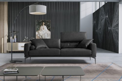 Egoitaliano, Egoitaliano 2,5-Sitzer »Masu«, inkl. 2 Kissenrollen, Rückenelemente manuell verstellbar, mit Metallfüssen