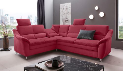 PLACES OF STYLE, Places of Style Ecksofa »Cardoso«, Federkern, wahlweise mit Bett, Schubkasten, teilweise Relaxfunktion