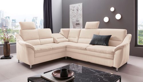 PLACES OF STYLE, Places of Style Ecksofa »Cardoso«, Federkern, wahlweise mit Bett, Schubkasten, teilweise Relaxfunktion