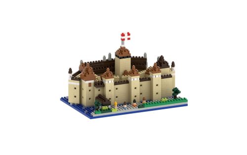 Brixies, Brixies Spielbausteine "Schloss Chillon aus 824 Bausteinen"