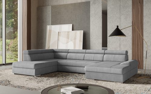 SIT&MORE, sit&more Wohnlandschaft »U-Form«, mit verstellbaren Kopfteilen, wahlweise mit Bettfunktion