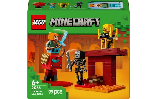 LEGO, 21266 Minecraft Das Lava-Duell im Nether, Konstruktionsspielzeug