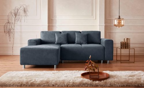 Guido Maria Kretschmer Home&Living, Guido Maria Kretschmer Home&Living Ecksofa »Györ«, wahlweise mit Bettfunktion und Bettkasten incl. 2 Zierkissen, democratichome Edition