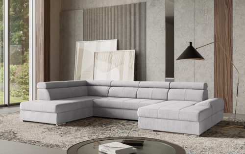 SIT&MORE, sit&more Wohnlandschaft »U-Form«, mit verstellbaren Kopfteilen, wahlweise mit Bettfunktion
