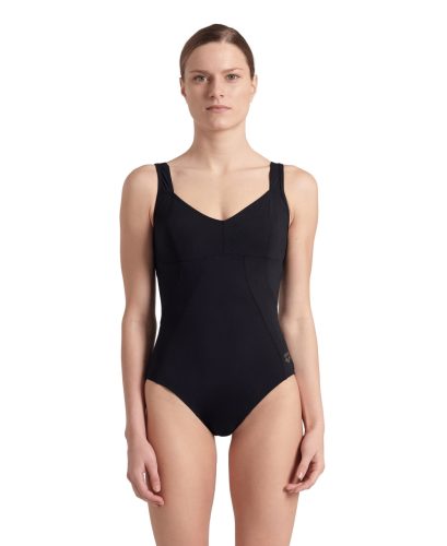 Arena Damen Figurformende Badeanzüge Arena Damen Figurformende Badeanzüge W Bodylift Vertigo One Piece C Cup R, Schwarz, ideal für Wassersport, Schwarz