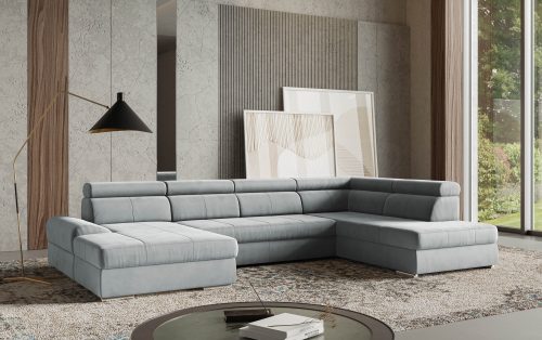 SIT&MORE, sit&more Wohnlandschaft »U-Form«, mit verstellbaren Kopfteilen, wahlweise mit Bettfunktion