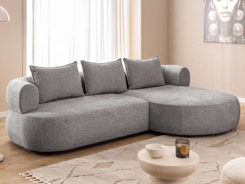 HOME AFFAIRE, Home affaire Ecksofa "LUSSAC L-Form Design-Sofa mit Zierkissen, Masse B/T/H: 257/159/78 cm" hoher Sitzkomfort und modernes Design, Sofa ohne Bettfunktion