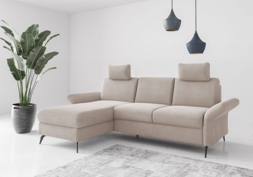 HOME AFFAIRE, Home affaire Ecksofa »Rochelle«, wahlweise mit Bettfunktion, Bettkasten und Armteilverstellung