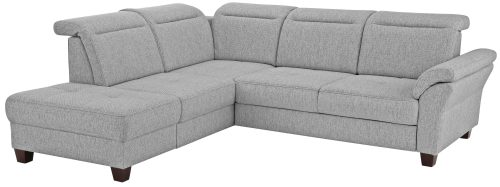 PREMIUM COLLECTION BY HOME AFFAIRE, Premium collection by Home affaire Ecksofa »Solvei«, mit Ottomanenabschluss und Sitztiefenverstellung, wahlweise auch mit Kopfteilverstellung und Bettfunktion, Federkern