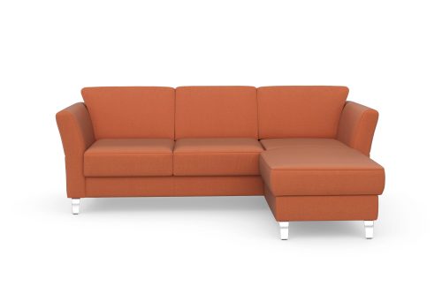 SIT&MORE, sit&more Ecksofa »Visby V«, wahlweise mit Bettfunktion und Bettkasten, frei im Raum stellbar, mit Federkern, auch erhältlich in dem besonders leicht mit Wasser zu reinigendem "Soft clean" Bezug
