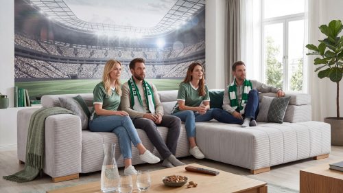 exxpo - sofa fashion, exxpo - sofa fashion Ecksofa »Elianos, hoher Sitzkomfort, aufwendige Kreuzsteppung im Sitz, L-Form« Kopfteile & Sitztiefe verstellbar, ohne Bettfunktion