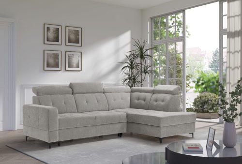 exxpo - sofa fashion, exxpo - sofa fashion Ecksofa »Monte, Kopfteile verstellbar, optional mit Bettfunktion & Bettkasten« L- Form, mit Kopfteilverstellung, optional Bettfunktion und Bettkasten