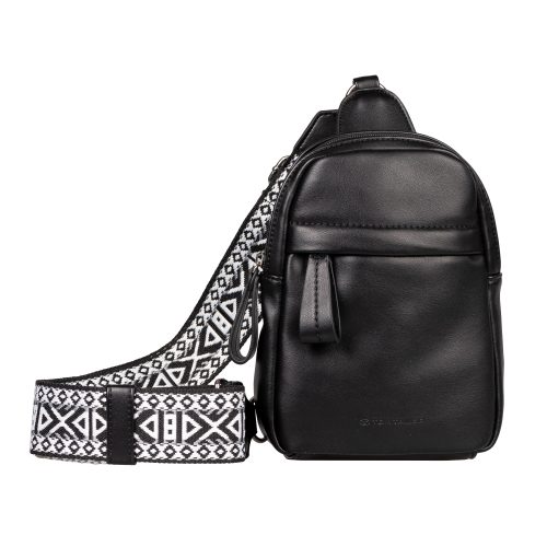 TOM TAILOR Rucksack »Palina«, Rucksack auch als Umhängetasche tragbar, mit bunt gewebtem Gurtband
