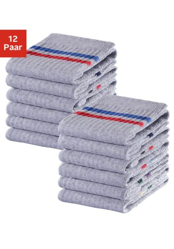 GO IN, Go in Tennissocken, (12 Paar), mit Frottee