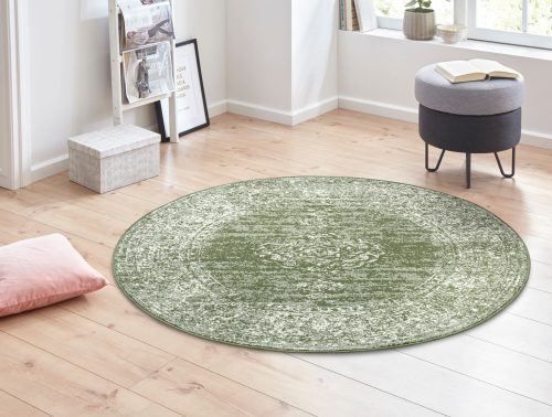 Hanse Home, HANSE Home Teppich »Meridional«, rund, 9 mm Höhe, Weicher Flor, Orient Design, ringsum gekettelt, strapazierfähig, pflegeleicht, Wohnzimmer, Schlafzimmer, Büro, aus der EU