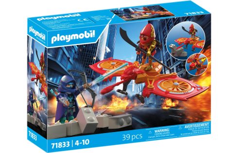Playmobil - 71833 Helden-Drohne gegen bösen Ninja, Multicolor