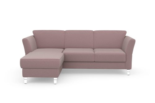 SIT&MORE, sit&more Ecksofa »Visby V«, wahlweise mit Bettfunktion und Bettkasten, frei im Raum stellbar, mit Federkern, auch erhältlich in dem besonders leicht mit Wasser zu reinigendem "Soft clean" Bezug