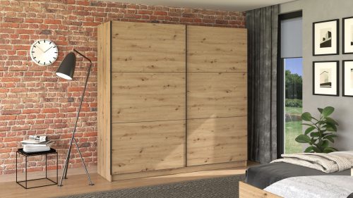 INOSIGN, INOSIGN Schwebetürenschrank »Sierra«, mit kompletter Inneneinteilung, FSC-zertifizierter Holzwerkstoff