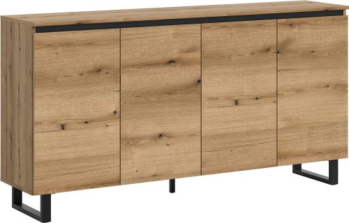 INOSIGN, INOSIGN Sideboard »TOMA, Breite: 160 cm, mit Metall-Kufen-Fuss, 4 Türen, 4 Einlegeböden« Anrichte, Kommode, Schrank, Board, Higboard