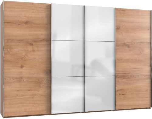 fresh to go, Fresh To Go Schwebetürenschrank »Level«, mit Glastüren und Synchronöffnung