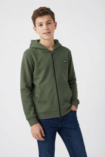 Name It Kapuzensweatjacke »NKMVIMO LS SWEAT CARD BRU NOOS«