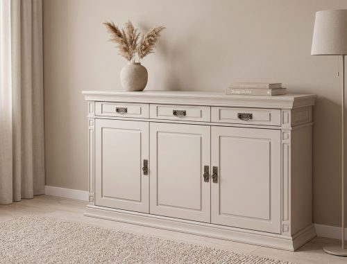 GOODproduct, GOODproduct Sideboard "Vinales" B/T/H: 155/39/83 cm, Kommode, aus massiver Kiefer