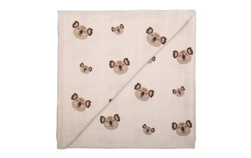 ZEWI bébé-jou Mulltuch classic Hearts 120 x 120 cm