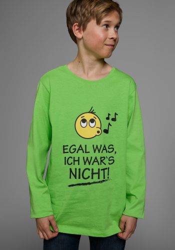 KIDSWORLD Langarmshirt »EGAL WAS; ICH WAR'S NICHT!«