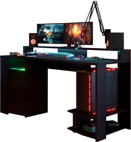 Gaming Schreibtisch WIN schwarz