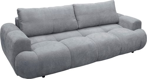 exxpo - sofa fashion, exxpo - sofa fashion 3-Sitzer "Alessano, 254 cm breit, modern & gemütlich" Verlässliche Qualität, inkl.Bettfunktion, Bettkasten, 2x Plaidskissen