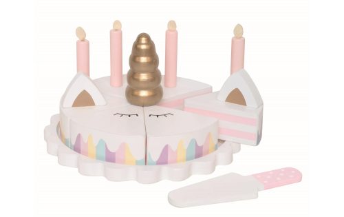 JaBaDaBaDo, JaBaDaBaDo Holz-Kuchen EINHORN in weiß/bunt