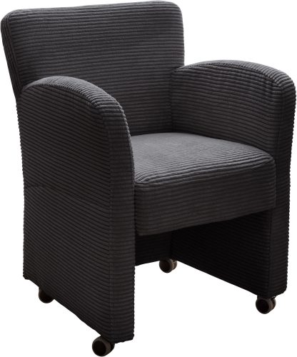 exxpo - sofa fashion, exxpo - sofa fashion Sessel »Intenso, Loungesessel, modern, wahlweise in Leder oder Textil«, hohe Bodenfreiheit, frei im Raum stellbar, hoher Sitzkomfort
