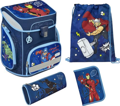 Scooli, Scooli Schulranzen »EasyFit, Avengers«, Reflektoren