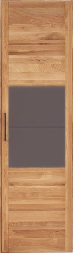 PREMIUM COLLECTION BY HOME AFFAIRE, Premium collection by Home affaire Drehtürenschrank »Chamara«, aus massivem Eichenholz, in unterschiedlichen Schrankbreiten erhältlich, Höhe 218 cm