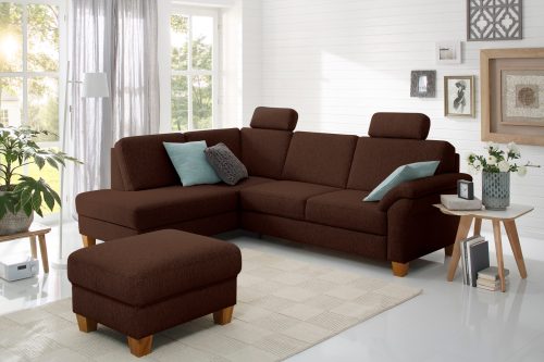 HOME AFFAIRE, Home affaire Ecksofa »Borkum«, mit Federkern, wahlweise mit Bettfunktion