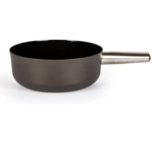 Stöckli Emotion Käsefonduecaquelon mit Inoxgriff 23cm Schwarz