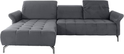 INOSIGN Ecksofa »Fresh«, Federkern, wahlweise mit Kopfteilverstellung, Armteilverstellung und mit motorischem Vorziehsitz, Bezug Olympia SOFT CELAN: leicht mit Wasser zu reinigen