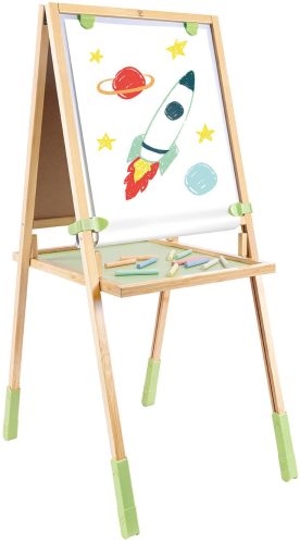 Toynamics, Hape - Höhenverstellbare Multifunktions-Staffelei aus Bambus