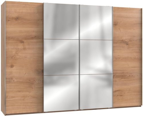 Fresh To Go Schwebetürenschrank »Level«, mit Synchronöffnung