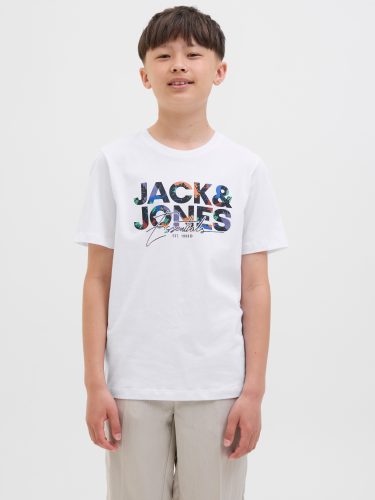 JACK & JONES JUNIOR, Jack & Jones Junior Rundhalsshirt "JJGEPLAS TEE SS CREW NECK JNR" Baumwolle, regular fit