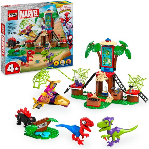 11200 Marvel Spidey und seine Super-Freunde Showdown am Baumhaus: Spidey-Rex vs. Gobby-Raptor, Konstruktionsspielzeug